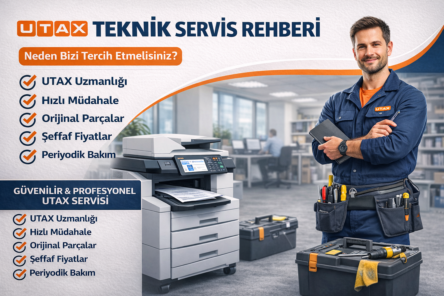 utax fotokopi tamir, utax teknik servis, utax yazıcı tamir